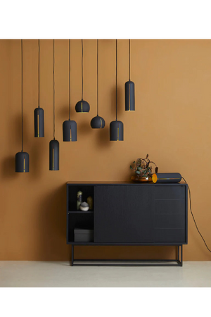 Black-Coated Pendant Lamp | WOUD Gap | OROA.com