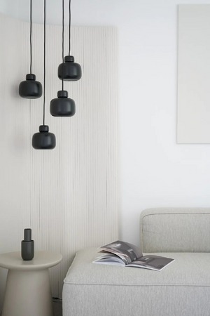 Modern Minimalist Pendant Lamp S | WOUD Stone | OROA.com