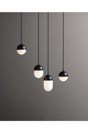 Black Metal Pendant Lamp | WOUD Dot | OROA.com