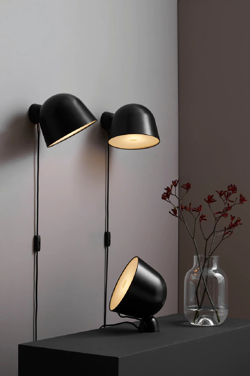 Modern Sculptural Wall Lamp | WOUD Kuppi | OROA.com