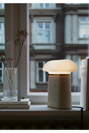 Glass Shade Table Lamp | WOUD Nova | OROA.com