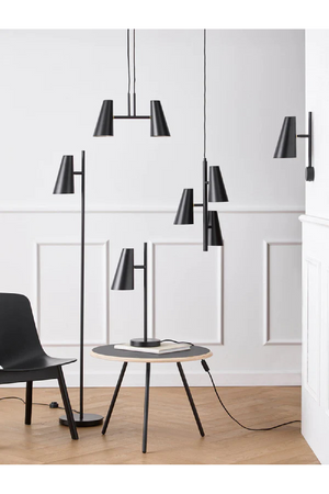 Industrial Black Pendant Lamp | WOUD Cono | OROA.com