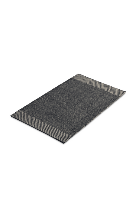 Gray Woven Area Rug | WOUD Rombo | OROA.com
