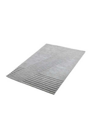 Gray Wool Area Rug | WOUD Kyoto | OROA.com