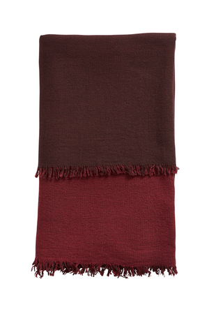 Merino Wool Woven Throw | WOUD Double | OROA.com