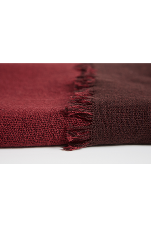 Merino Wool Woven Throw | WOUD Double | OROA.com