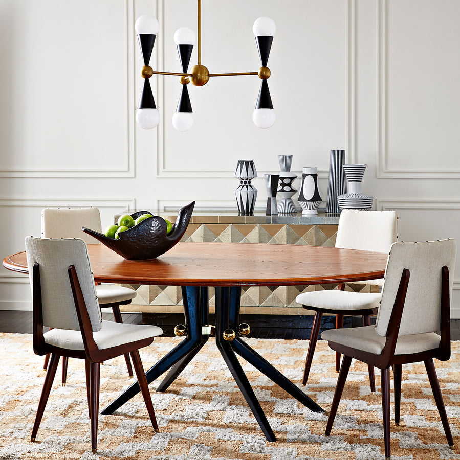 Antique Brass 6-Light Chandelier | Jonathan Adler Caracas | Oroa.com