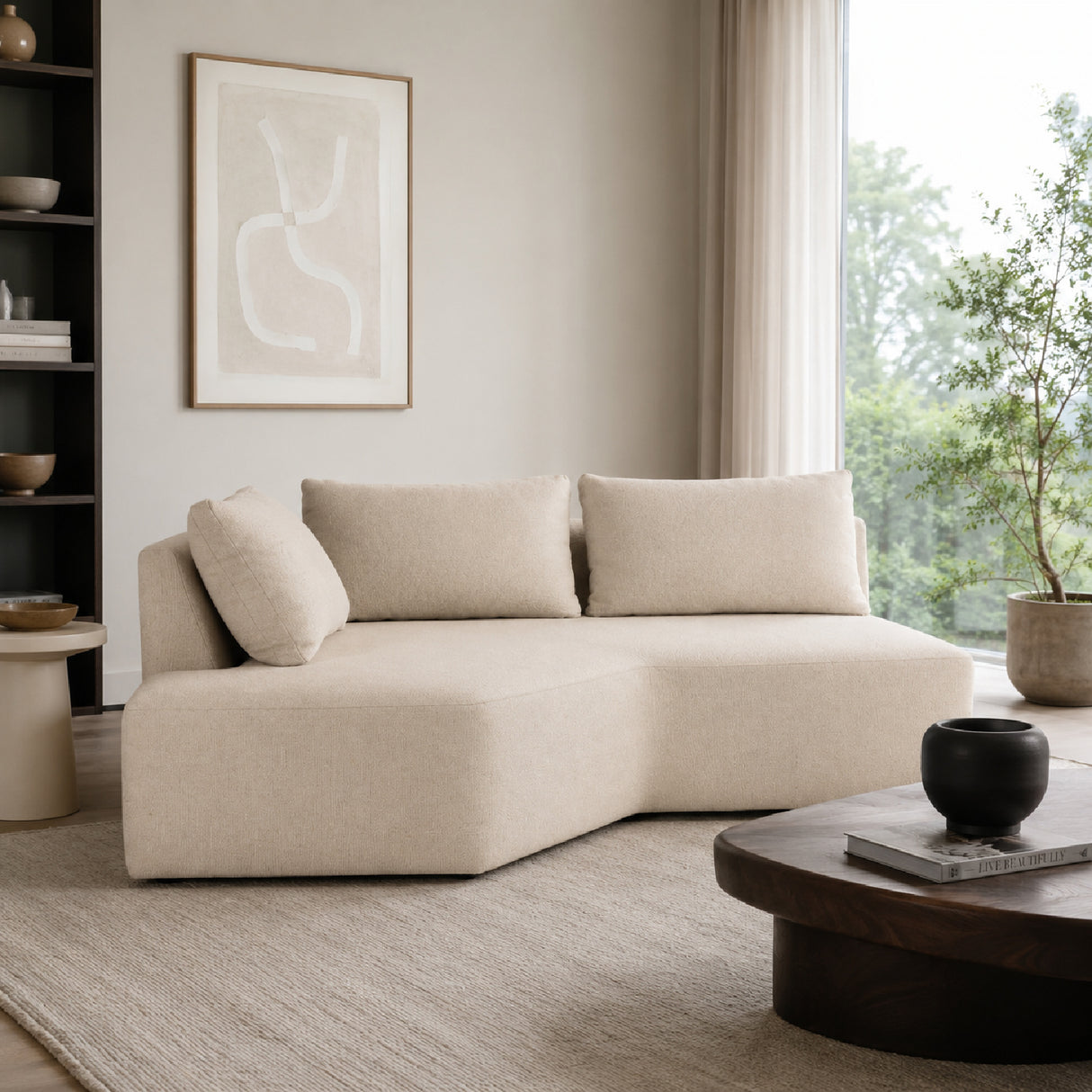   Cream Modular Sofa | Oroa.com