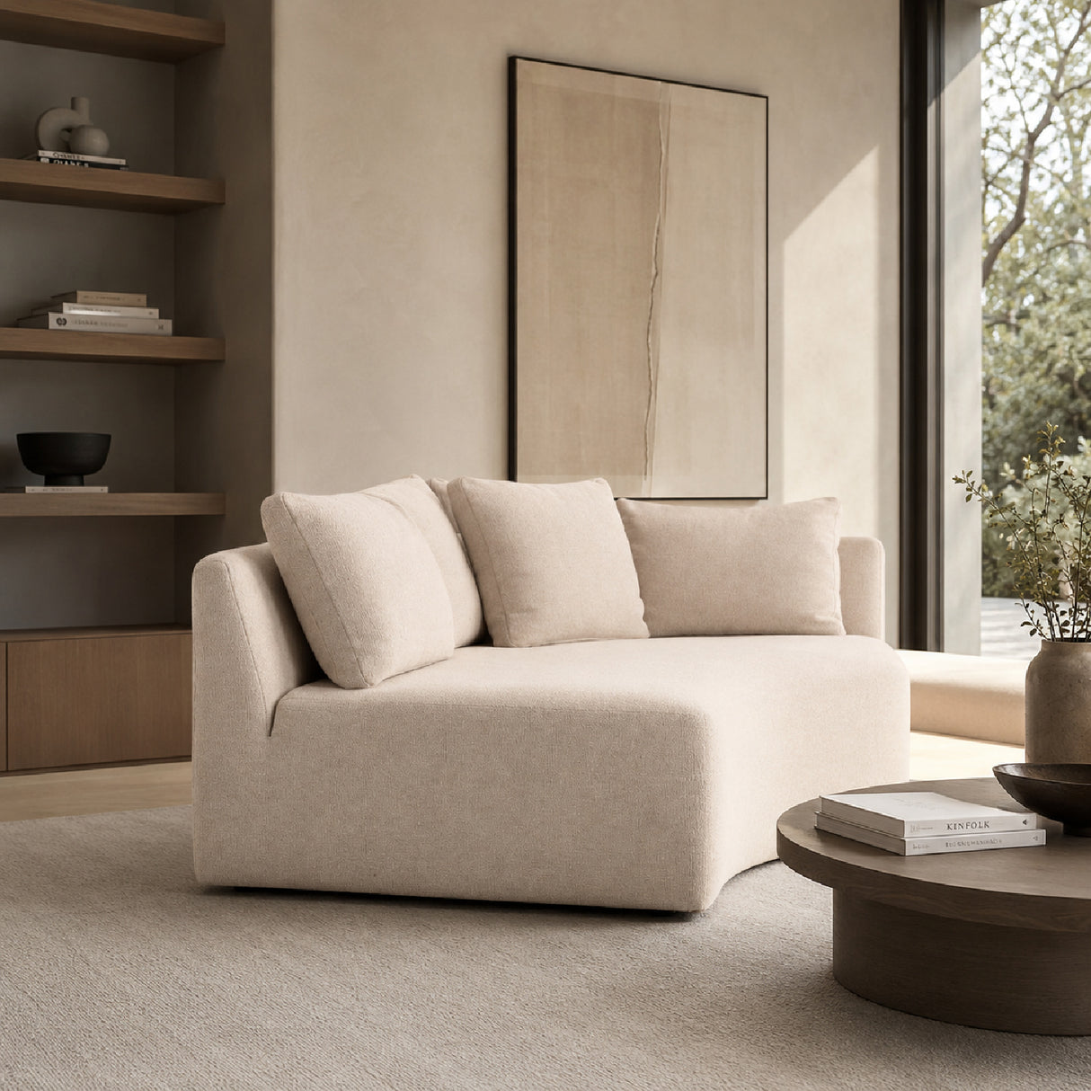   Cream Chaise Longue | Oroa.com