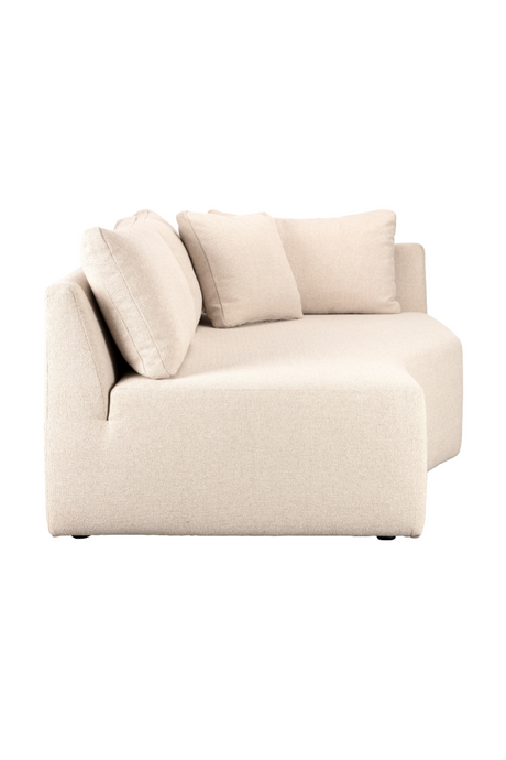 Cream Chaise Longue | Zuiver Prosper | OROA.com