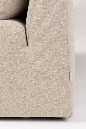 Beige Chaise Longue | Zuiver Prosper | OROA.com