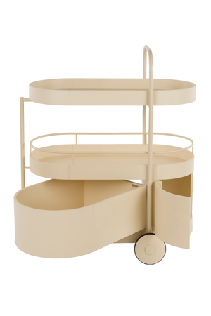 Beige Storage Trolley | Zuiver Wim | OROA.com