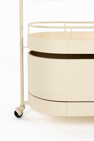 Beige Storage Trolley | Zuiver Wim | OROA.com