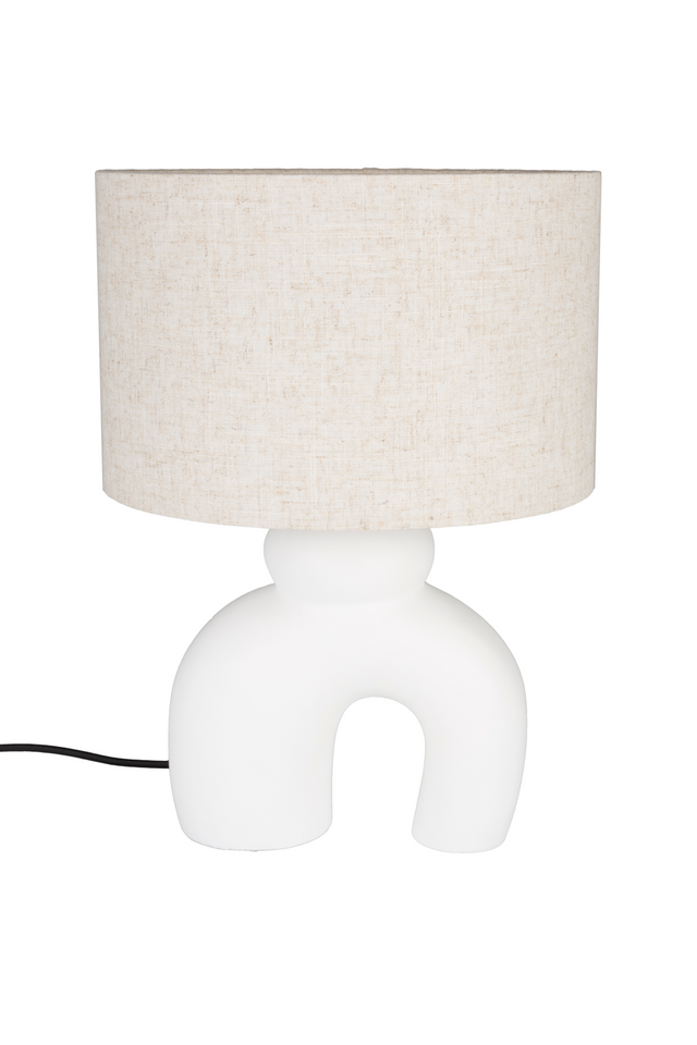 White Curved Table Lamp | Zuiver Bibi | OROA.com