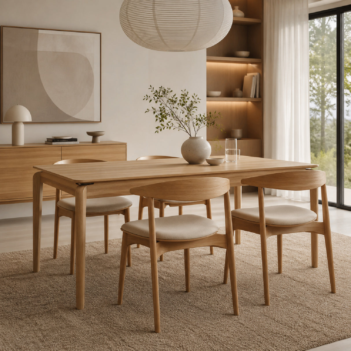   Modern European furniture - Ash Wood Dining Table S - www.oroa.com | Oroa.com