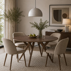   Modern European furniture - Solid Wood Round Dining Table - www.oroa.com | Oroa.com