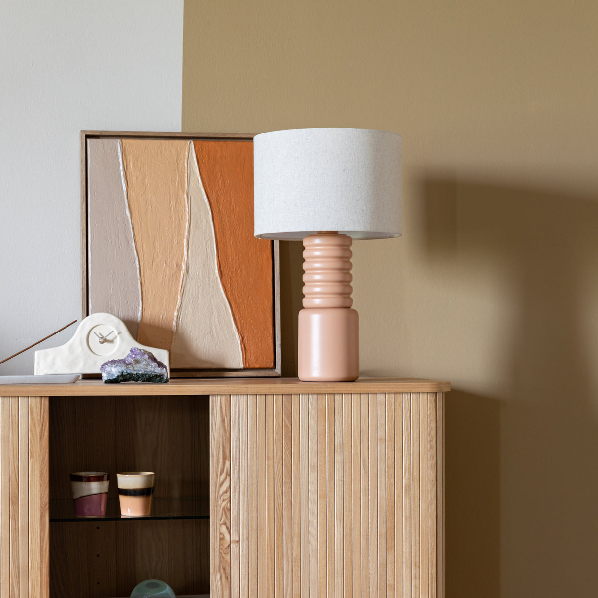   Modern European furniture - Stacked Ring Base Table Lamp - www.oroa.com | Oroa.com