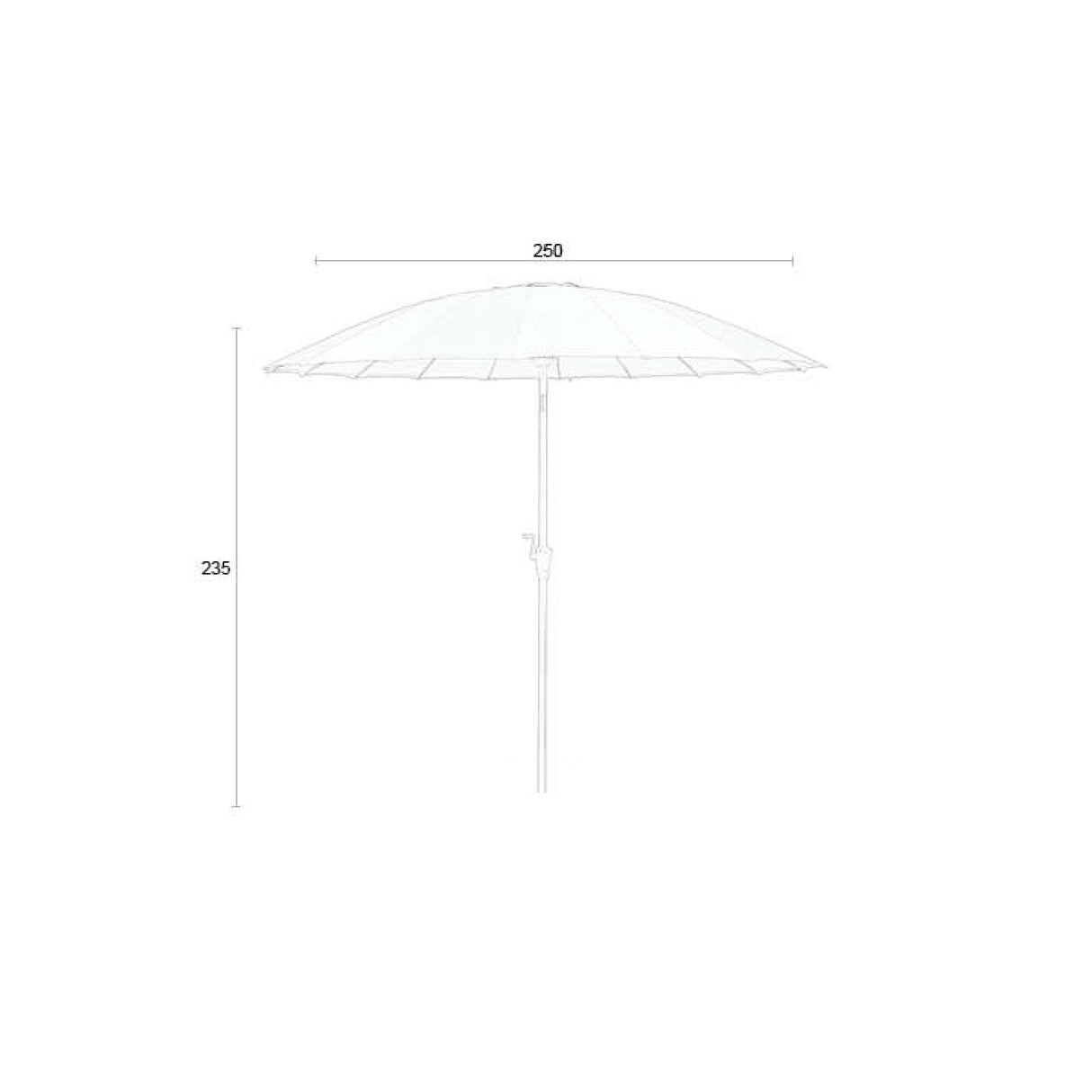   Modern European furniture - Green Sunbrella Parasol - www.oroa.com | Oroa.com