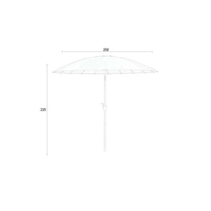   Modern European furniture - Red Sunbrella Parasol - www.oroa.com | Oroa.com