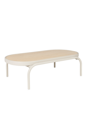 Beige Aluminum Coffee Table | Zuiver Vista | OROA.com