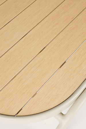 Beige Aluminum Coffee Table | Zuiver Vista | OROA.com