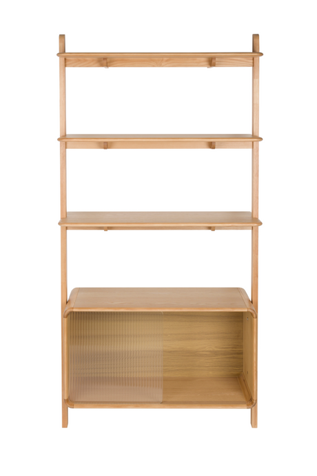 Ash Wood Shelf Cabinet | Zuiver Rise | OROA.com