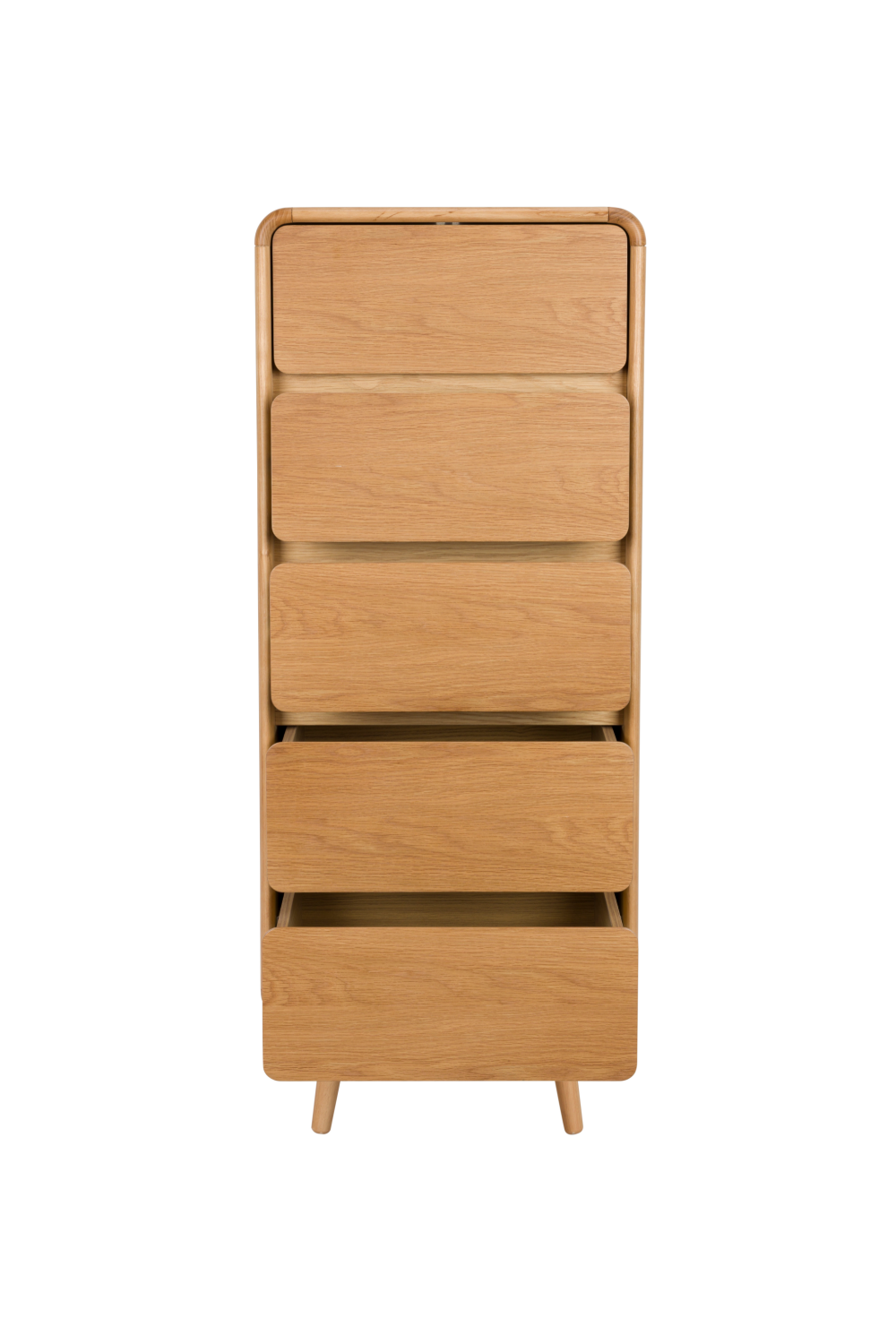 Wooden 4-Drawer Cabinet | Zuiver Rise | OROA.com