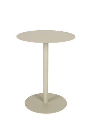 Pedestal Round Outdoor Side Table | Zuiver Snow | OROA.com