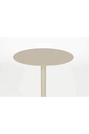 Pedestal Round Outdoor Side Table | Zuiver Snow | OROA.com