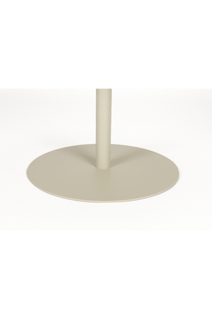 Pedestal Round Outdoor Coffee Table | Zuiver Snow | OROA.com