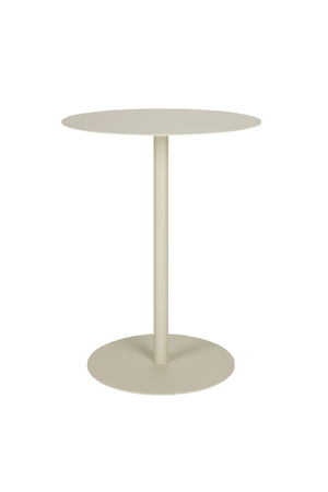 Pedestal Round Outdoor Bistro Table | Zuiver Snow | OROA.com