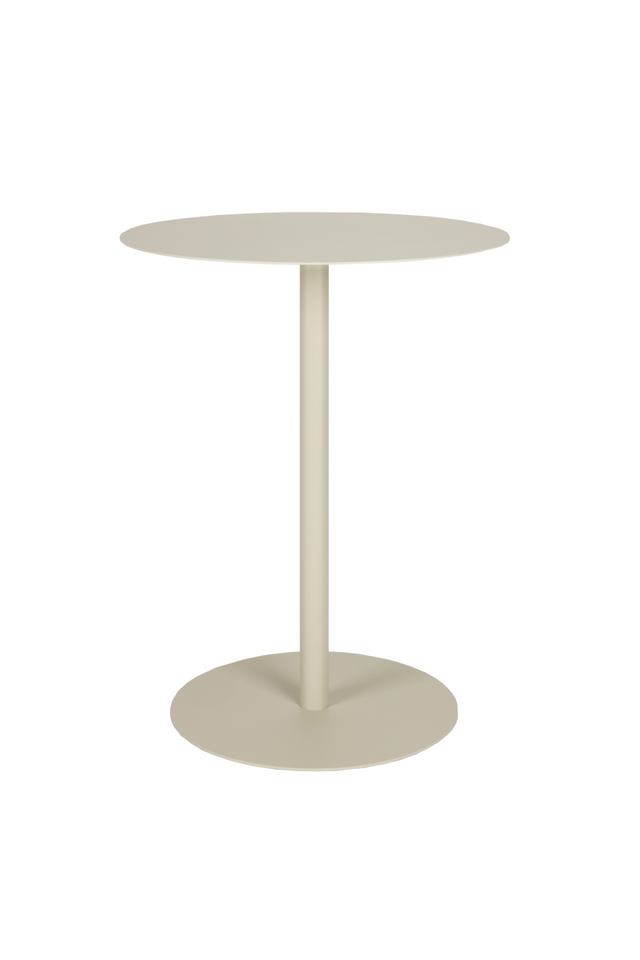 Pedestal Round Outdoor Bistro Table | Zuiver Snow | OROA.com