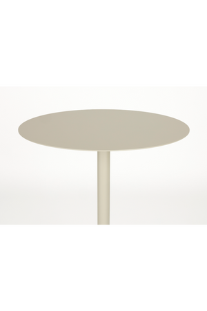 Pedestal Round Outdoor Bistro Table | Zuiver Snow | OROA.com