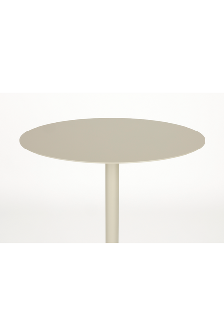 Pedestal Round Outdoor Bistro Table | Zuiver Snow | OROA.com