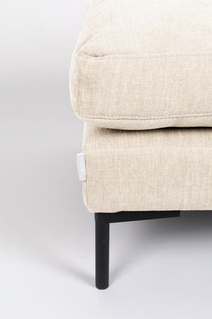 Beige Fabric Hocker | Zuiver Summer | OROA.com
