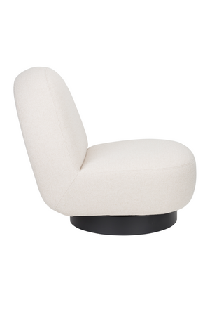 Arched Back Swivel Lounge Chair | Zuiver Eden | OROA.com