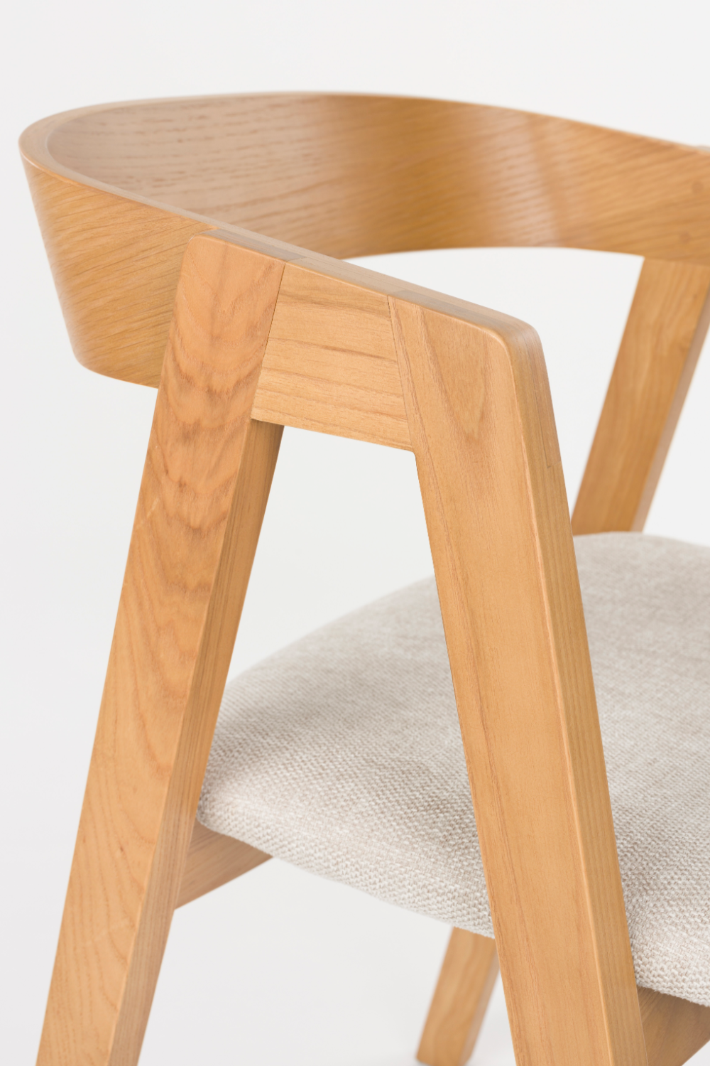 Solid Ash Dining Chair (2) | Zuiver Mads | OROA.com