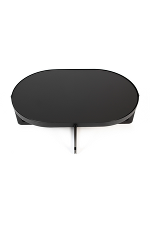 Crossed-Base Oval Coffee Table | Zuiver Centre | OROA.com