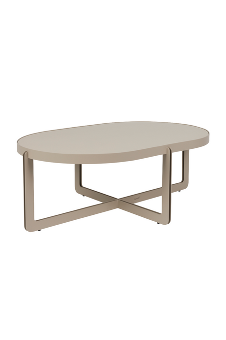 Crossed-Base Oval Coffee Table | Zuiver Centre | OROA.com