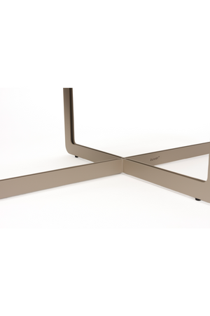 Crossed-Base Oval Coffee Table | Zuiver Centre | OROA.com