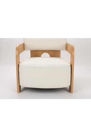 Ash Framed Boucle Lounge Chair | Zuiver Oolong | Oroa.com