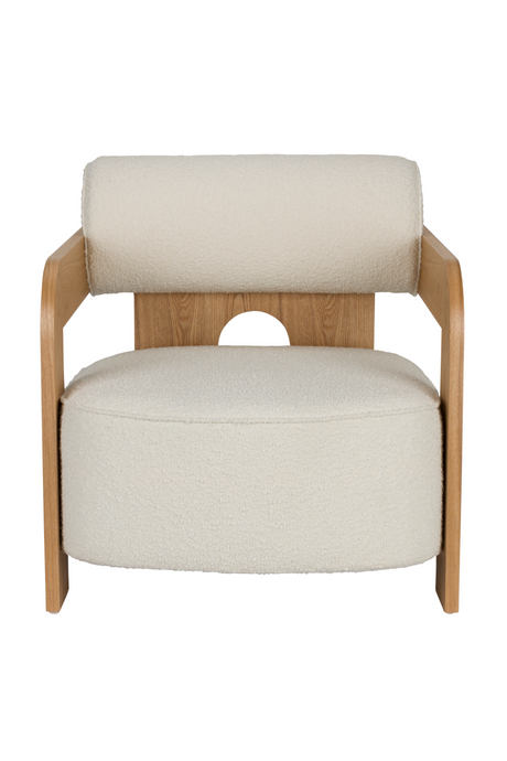 Ash Framed Boucle Lounge Chair | Zuiver Oolong | Oroa.com