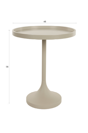 Round Pedestal Side Table | Zuiver Jason | OROA.com