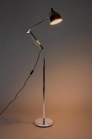 Chrome Adjustable Floor Lamp | Zuiver Reader | OROA.com