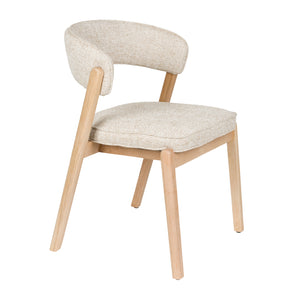   Modern European furniture - Oak Framed Dining Chairs (2) - www.oroa.com | Oroa.com
