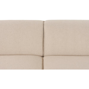   Modern European furniture - Cream 3-Seater Sofa - www.oroa.com | Oroa.com