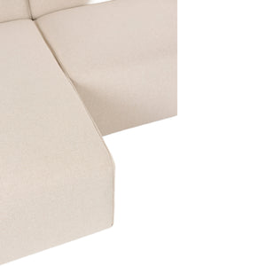   Modern European furniture - Cream 3-Seater Sofa - www.oroa.com | Oroa.com