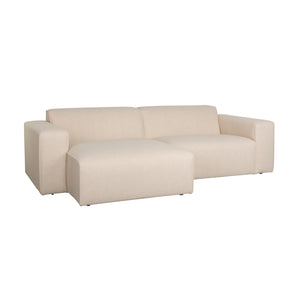   Modern European furniture - Cream 3-Seater Sofa - www.oroa.com | Oroa.com