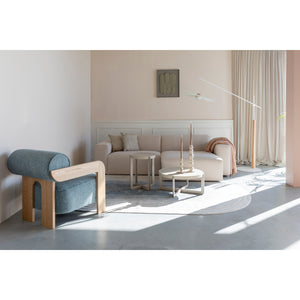   Modern European furniture - Cream 3-Seater Sofa - www.oroa.com | Oroa.com