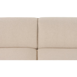   Modern European furniture - Cream 3-Seater Sofa - www.oroa.com | Oroa.com